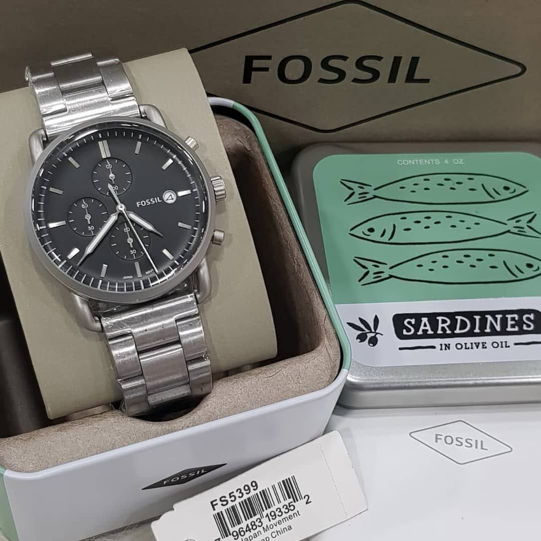 Fossil Men's 7AA Premium Collection Chronograph Watch – Silver (42mm)