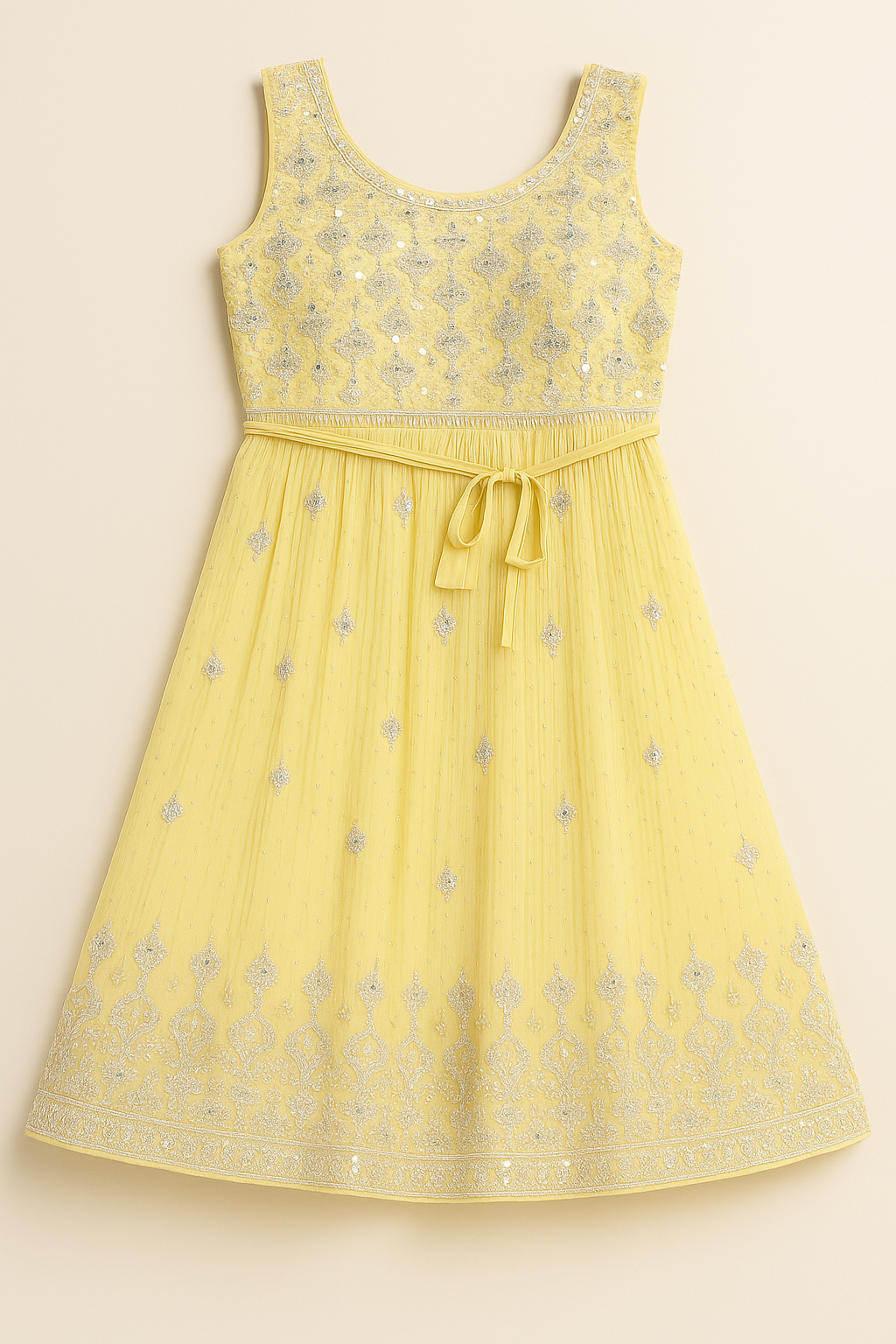 Sunshine Yellow Embroidered Kurta Set