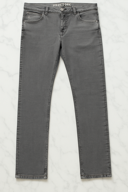 Men’s Grey Cotton Jeans