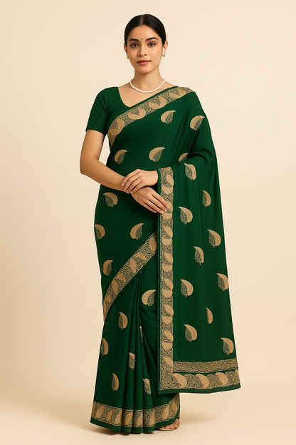Women's Embroidery Saree