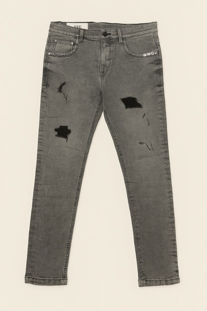 Rugged Street Style Cotton Jeans