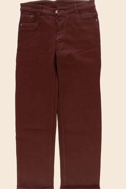 Women's Brown Denim Jeans