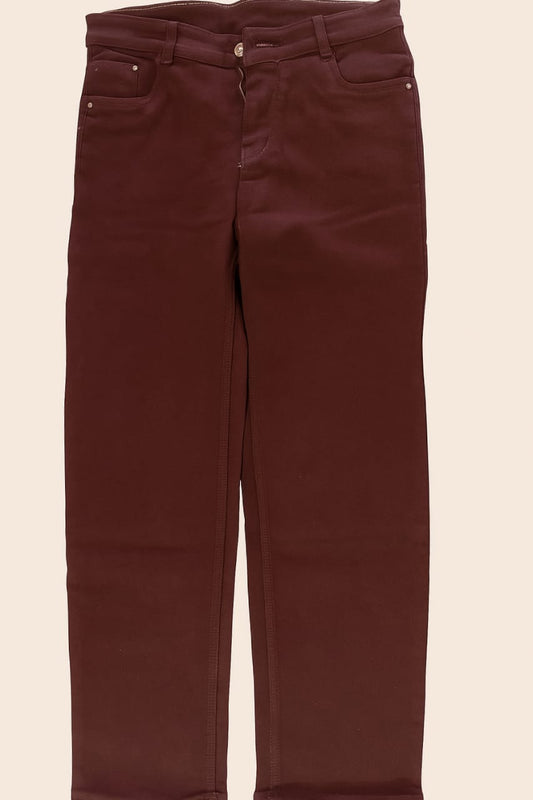 Women's Brown Denim Jeans
