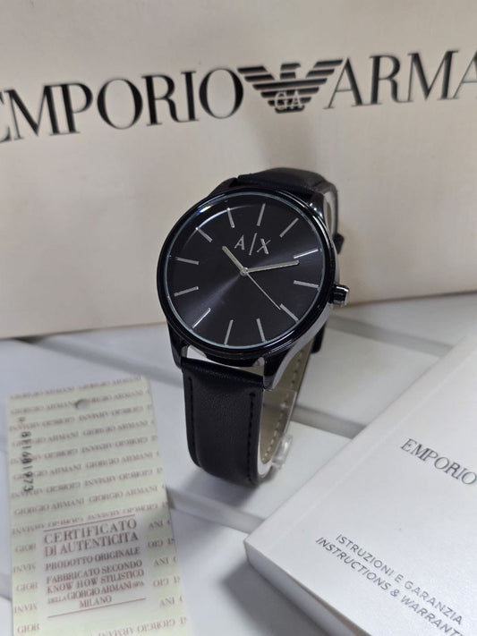 Armani Exchange Men's 5A Premium Black Watch – 42mm