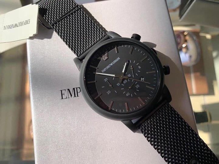 Emporio Armani Men's Chronograph Watch – 7AA Premium Collection (43mm)