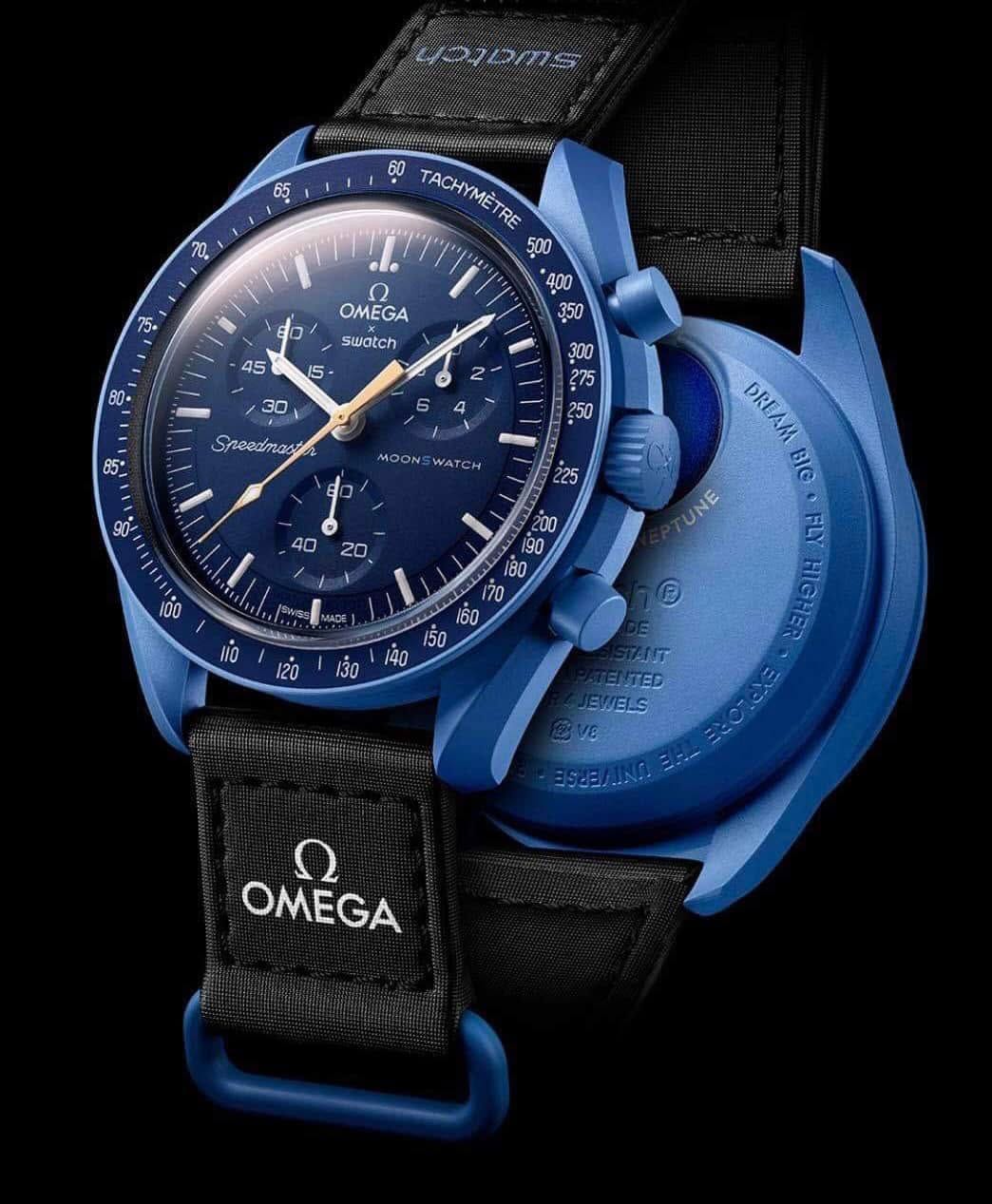 Omega x Moon Swatch – Neptune Blue | 7AA Premium Collection (42mm)