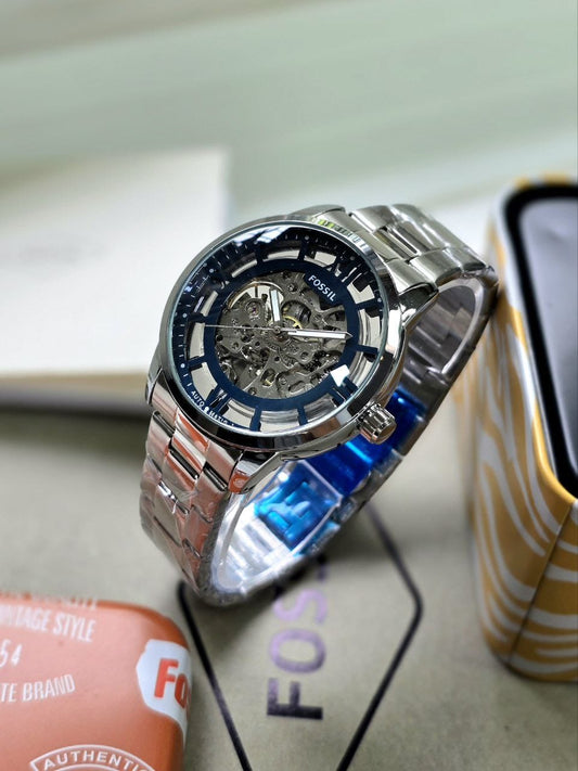 Fossil Men's Silver Watch – 7AA Premium Collection