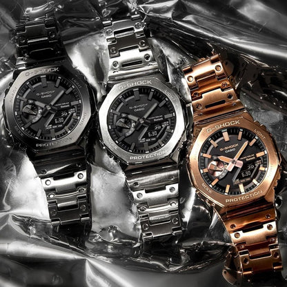 G-Shock Full Metal Analog-Digital Watch – Men's 7AA Premium Collection