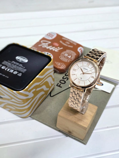 Fossil Women's 7AA Premium Collection Watch – Rose Gold (26mm)