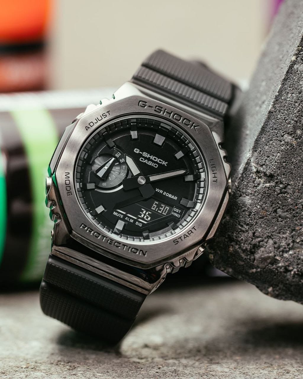 G-Shock Men's 7AA Premium Collection Watch – Black (49.3mm x 44.4mm x 11.8mm)