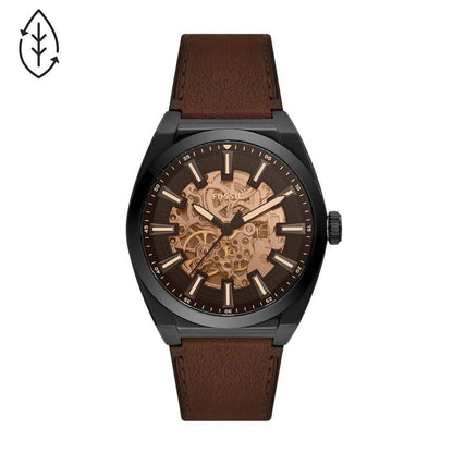 Fossil Men's Skeleton Watch – 7AA Premium Collection (42mm, Black Dial)