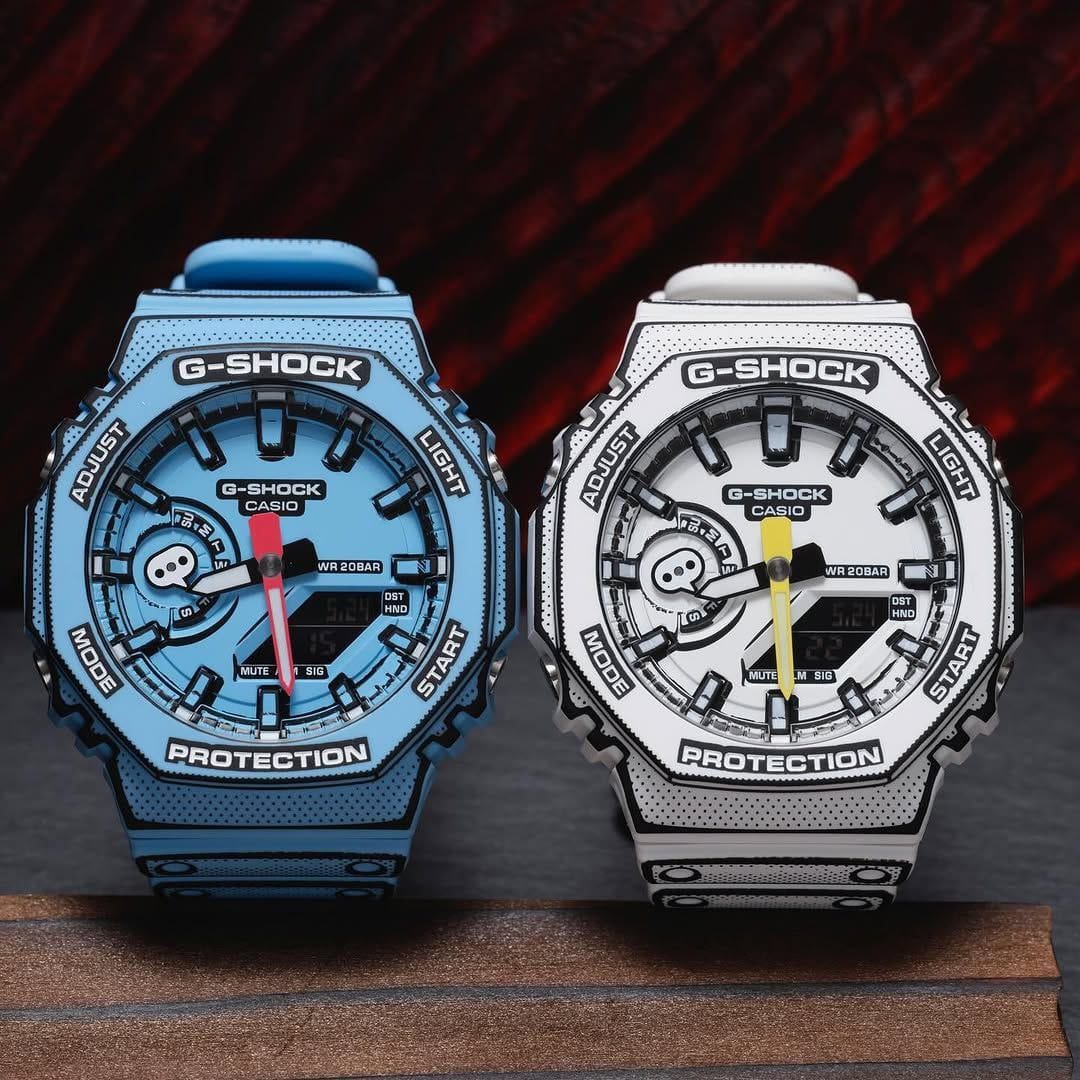G-Shock Cartoon Style – 7AA Premium Collection (Blue & White Variants)