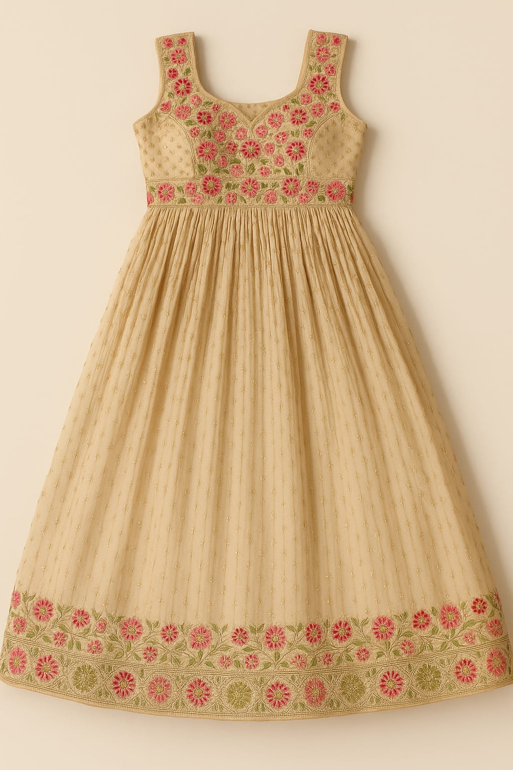 Ivory Embroidered Lehenga