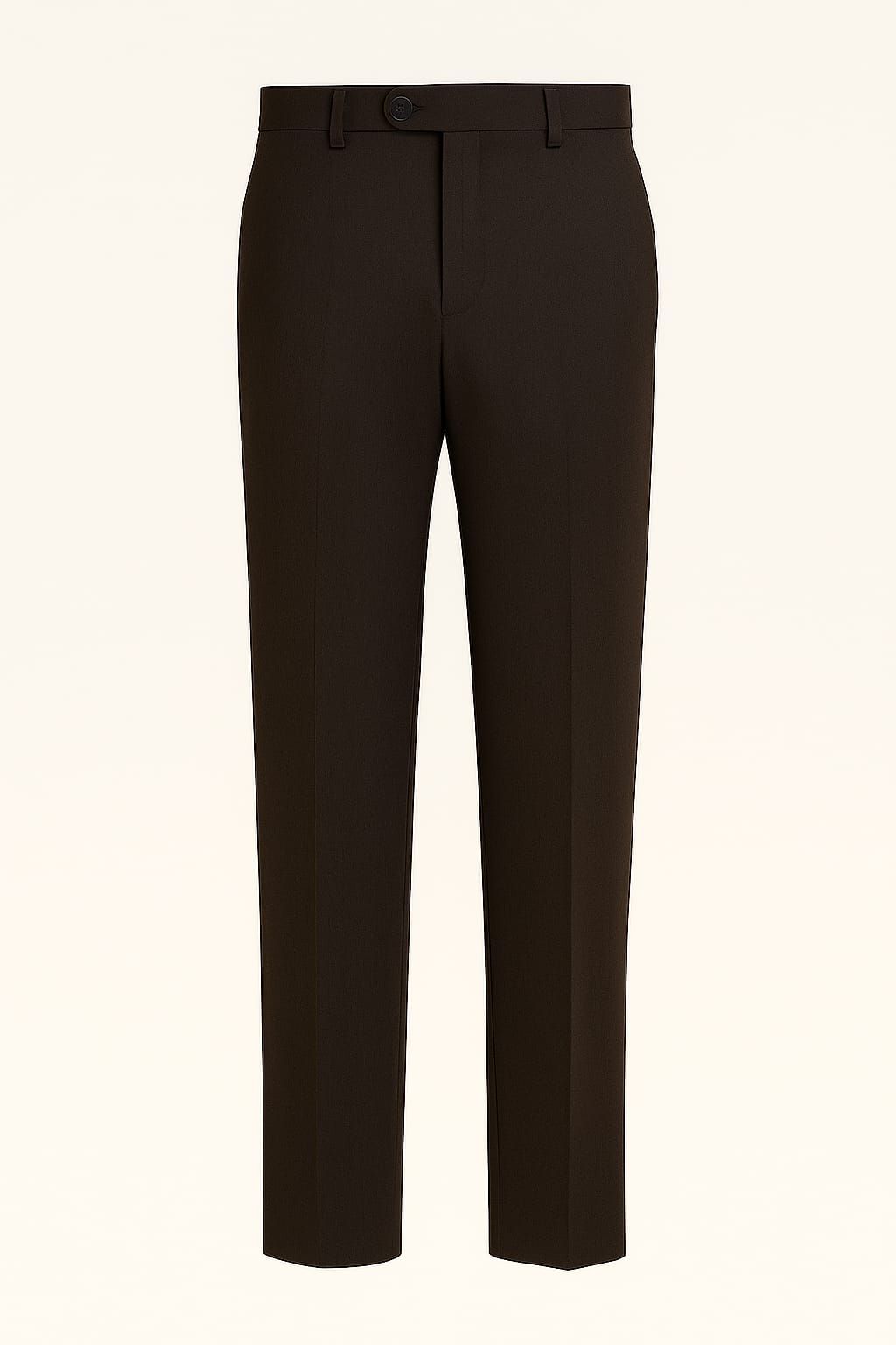 Slim Fit Formal Trousers – Deep Brown