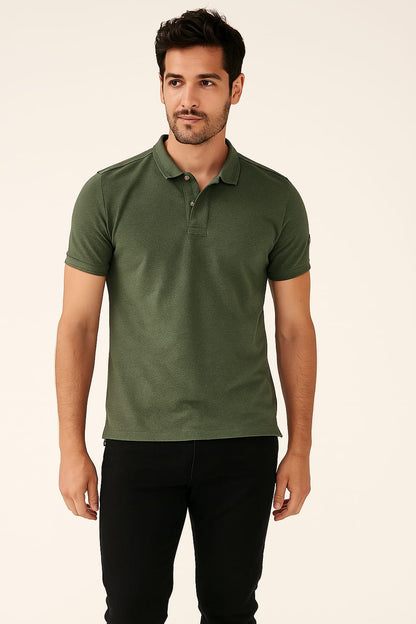 Classic Olive Green Polo Shirt