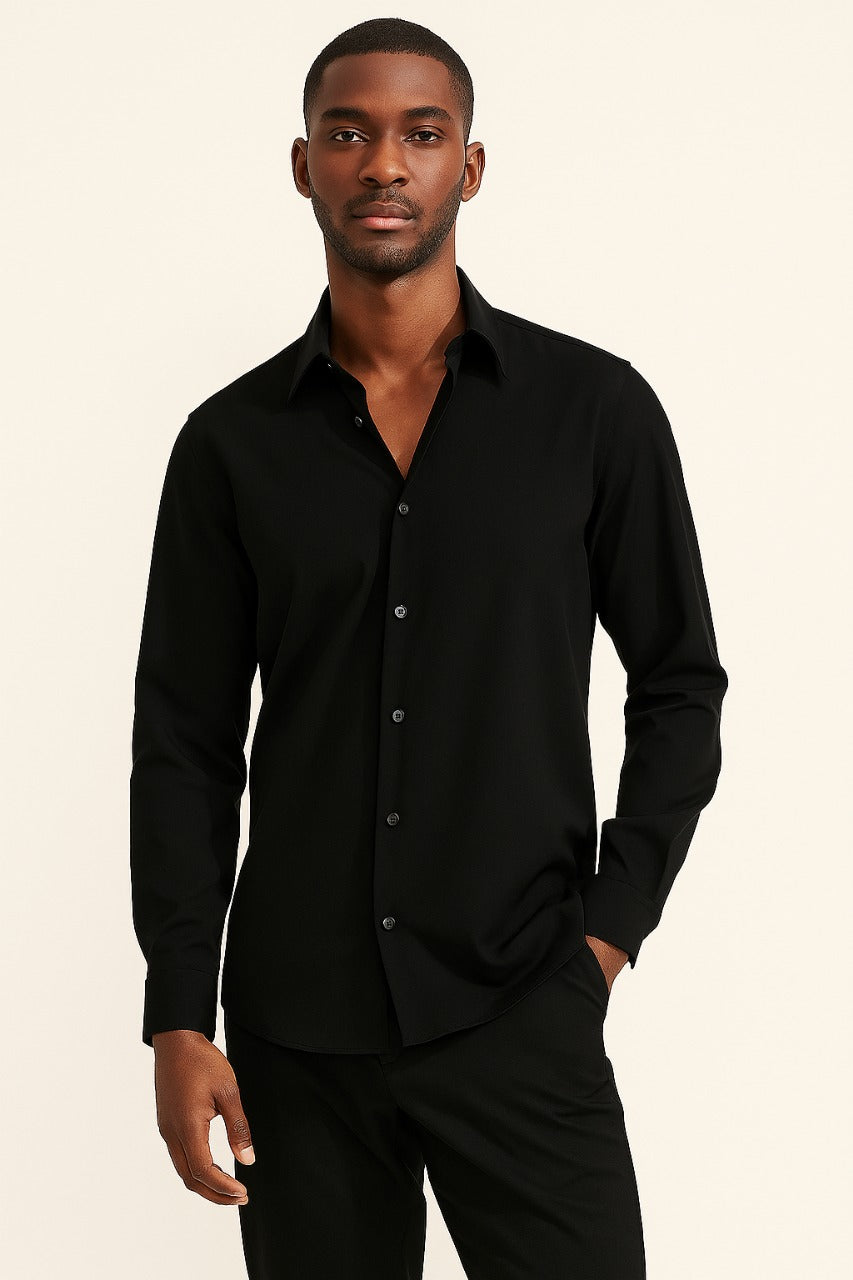 Classic Black Formal Shirt