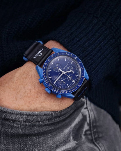 Omega x Moon Swatch – Neptune Blue | 7AA Premium Collection (42mm)