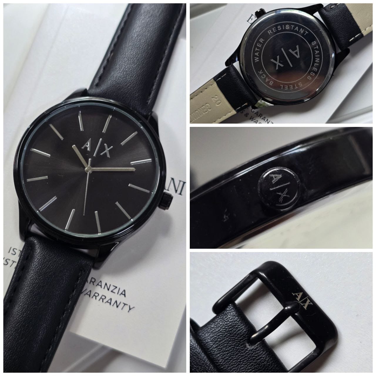 Armani Exchange Men's 5A Premium Black Watch – 42mm