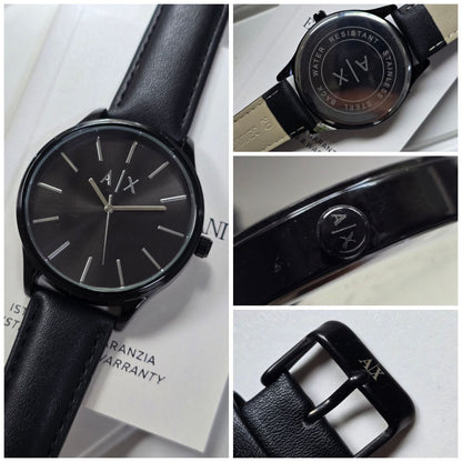 Armani Exchange Men's 5A Premium Black Watch – 42mm