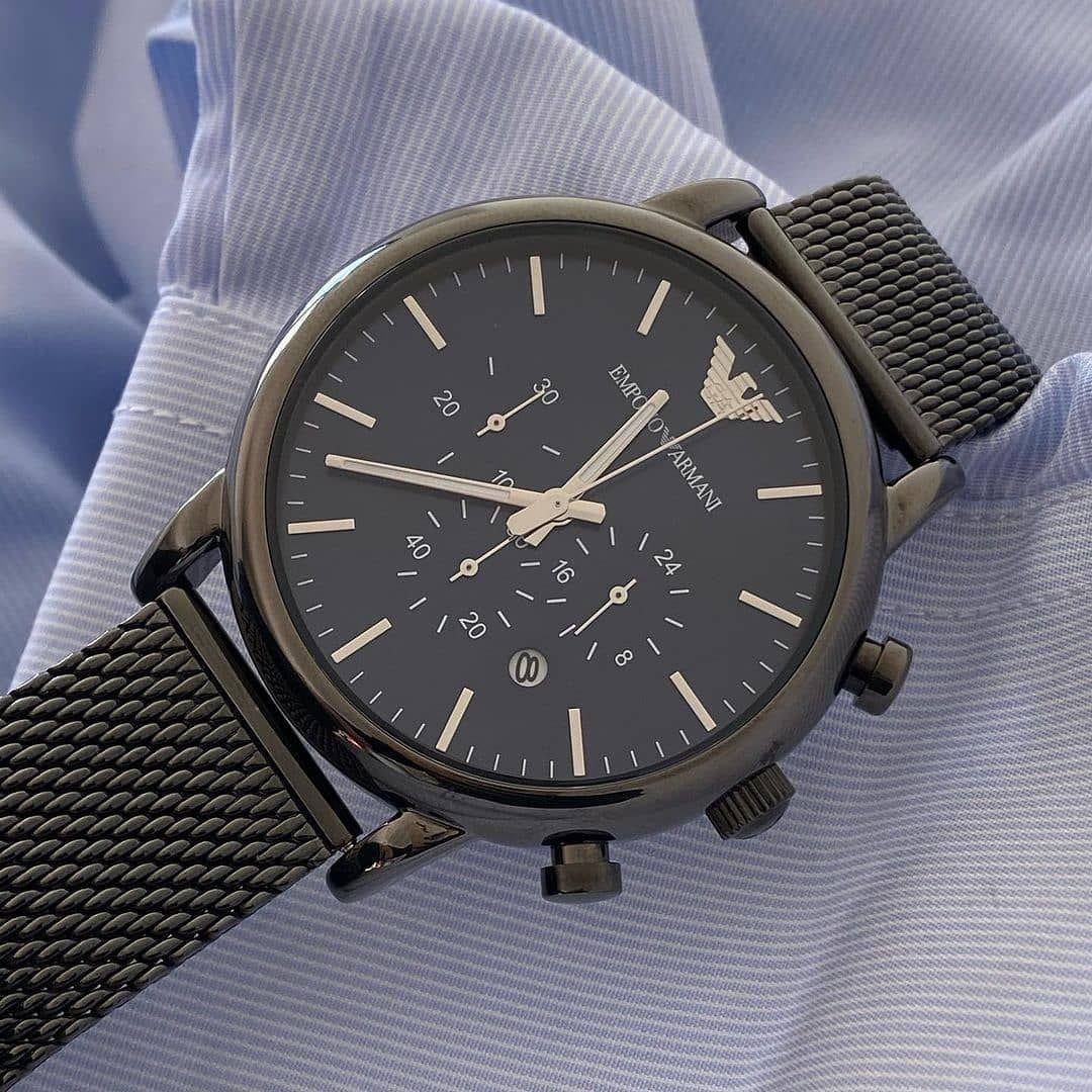 Emporio Armani Men's Chronograph Watch – 7AA Premium Collection (43mm)