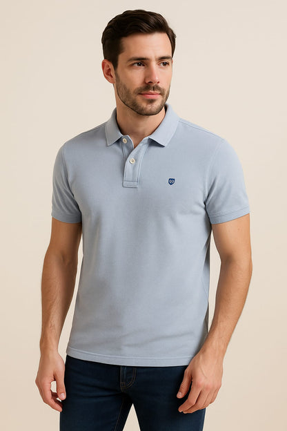 Men’s Light Blue Polo T-Shirt