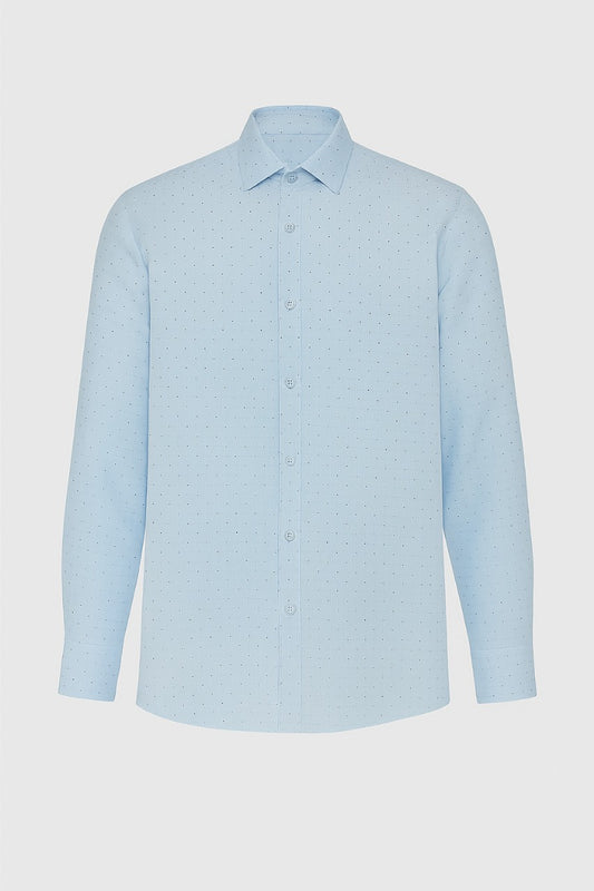 Men’s Light Blue Cotton Shirt
