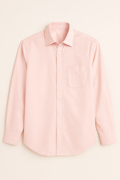 Men’s Beige Cotton Shirt